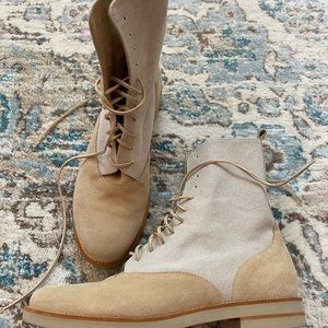 Maison Martin Margiela Suede Combat Boot